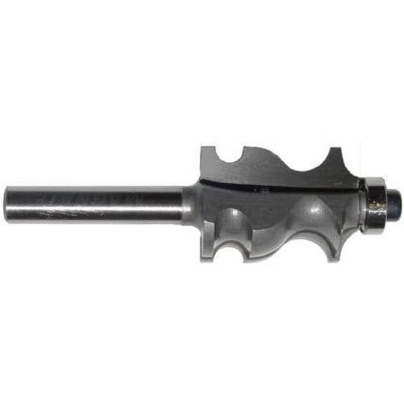 Magnate 5503 Face Molding Router Bit — 1" Cutting Length; 1/4" Shank Diameter; 1/4" Bead Diameter; 3/4" Overall Diameter; 1-1/4" Shank Length