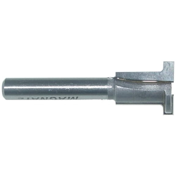 Magnate 6106 T-Slot Router Bit 1/8" Kerf; 5/8" Large Diameter; 3/8" Small Diameter; 5/8" Cutting Length; 1/4" Shank Diameter