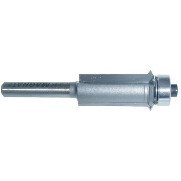 Magnate 7001 V Trim ( Face Frame ) Router Bit - 5/8" Overall Diameter, 1-3/16" Cutting Length, 1/4" Shank Diameter, 1-1/4" Shank Length, BR-03 Bearing