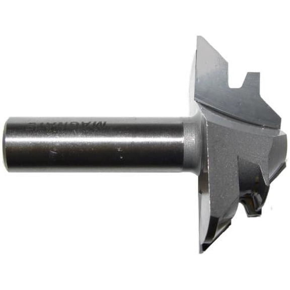 Magnate 7202 45 Corner Lock Mitre Router Bit - 7/8" Cutting Length, 1/2" Shank Diameter, 2" Cutting Diameter, 1-1/2" Shank Length