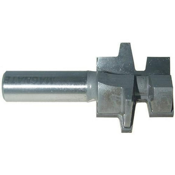 Magnate 7363 Reversible Glue Joint Router Bit - 1-1/8" Cutting Length, 1/2" Shank Diameter, 1-1/2" Shank Length, 1-1/2" Overall Diameter