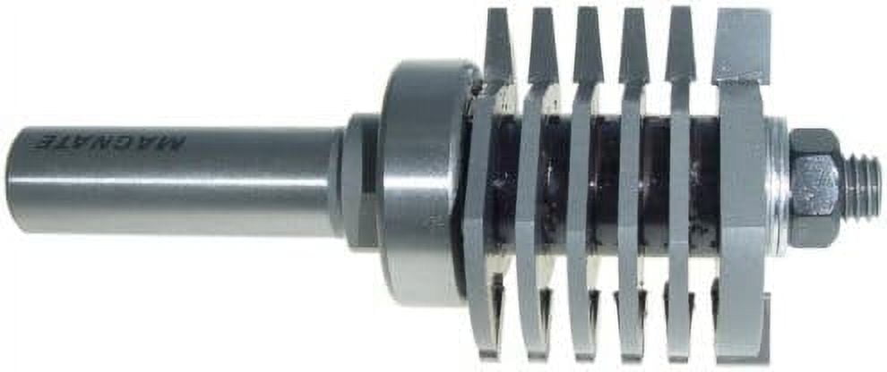 Magnate 7381 Adjustable Finger Joint Router Bits - Cutting Length 1/2" Shank Diameter