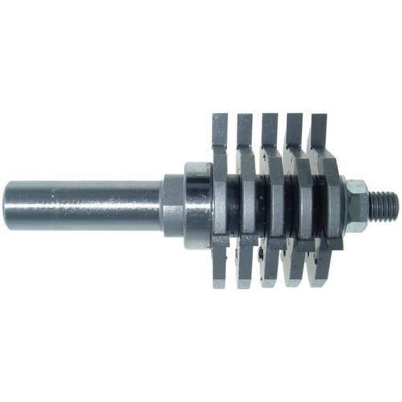 Magnate 7391 Adjustable Box Joint Router Bit 1-5/8" Cutting Length; 1/2" Shank Diameter; 1-7/8" Overall Diameter; 1-1/2" Shank Length