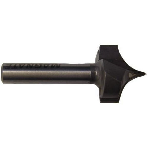 Magnate 7506 Point Cutting Roundover Router Bit - 3/8" Radius, 1/4" Shank Diameter, 5/8" Cutting Length, 1-1/4" Shank Length