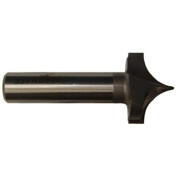 Magnate 7515 Point Cutting Roundover Router Bit - 9/16" Radius, 1/2" Shank Diameter, 13/16" Cutting Length, 2" Shank Length
