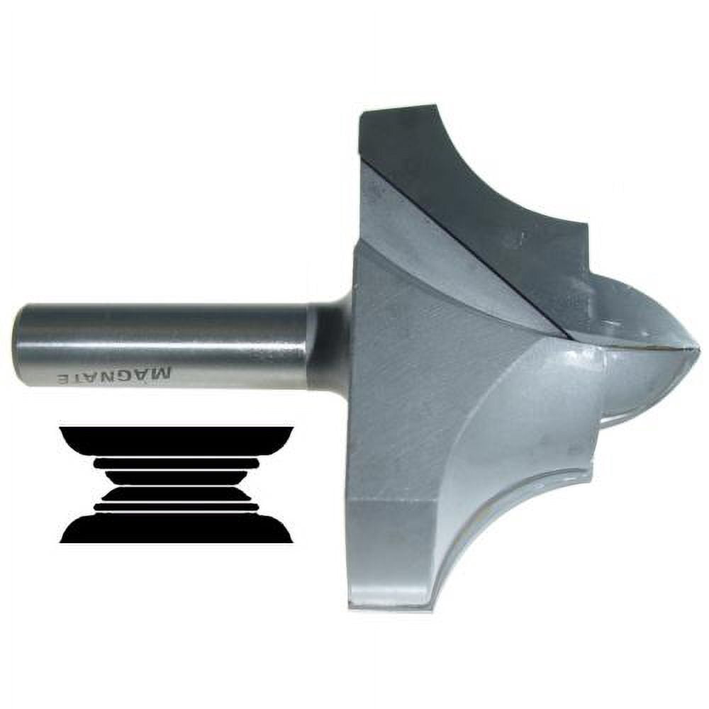 Pointed Router Bits Magnate 7533 Deep Classic Point Router Bit - 3/4