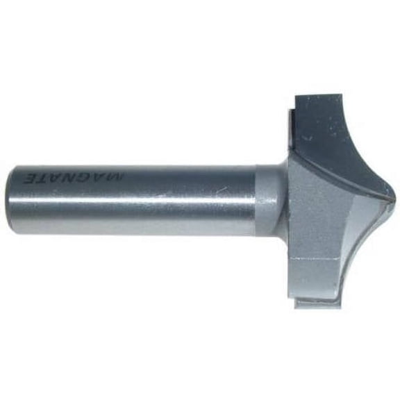 Magnate 7554 Barley Twist Carbide Tipped Router Bit 1-1/2" Cutting Diameter; 2" Shank Length; 1/2" Shank Diameter; 3/16" and 3/4" Radius; 3/8" Profile Height; 2 Flute