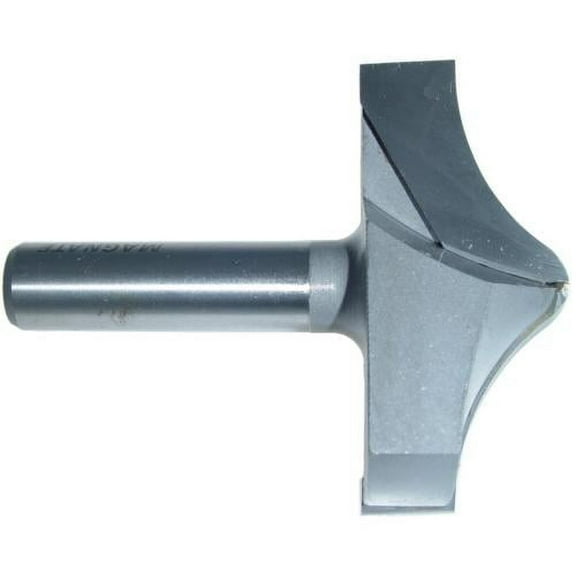 Magnate 7556 Barley Twist Router Bit - 2-1/2" Cutting Diameter, 5/16" Profile Height, 1/2" Shank Diameter, 2" Shank Length, 5/16" & 1-1/4" Radius