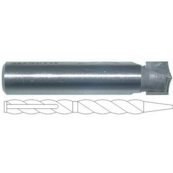 Magnate 7591 Rope Pen Router Bits — 0.65" Radius; 1/2" Cutting Diameter; 1/2" Shank Diameter; 3/8" Cutting Height; 2" Shank Length