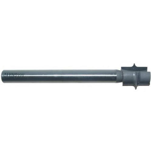 Magnate 7696 Extended Side Reeding Router Bit — 1/4" Bead Height; 1" Cutting Height; 1/8" Radius; 1/2" Shank Diameter; 5" Shank Length