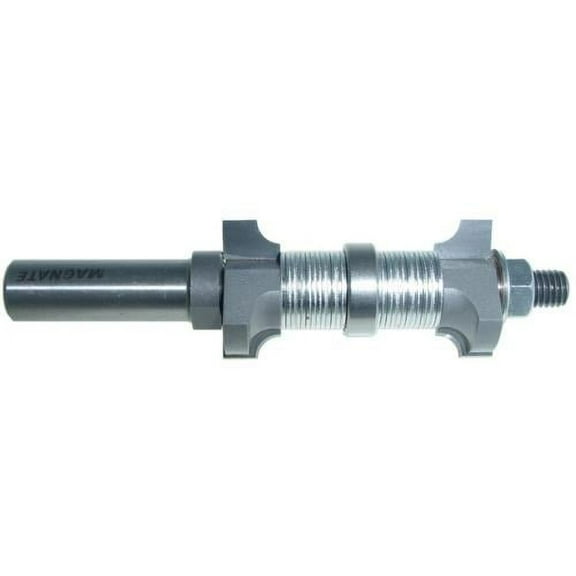 Magnate 7732 Adjustable Double Round Over Router Bit - 3/16" Radius, 1-5/8" Cutting Length, 1-1/8" Overall Diameter, 1-1/2" Shank Length, BR-32 Bearing