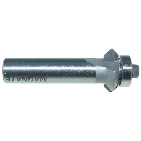 Magnate 776 Side V-Grooving Carbide Tipped Router Bit  90 Degree; 1/4" Cutting Height; 1/2" Shank Diameter; 2" Shank Length; 7/8" Overall Diameter; 2 Flute