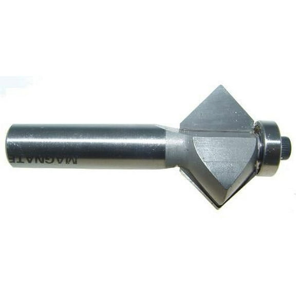 Magnate 779 Side V-Grooving Router Bit - 90 Degree, 3/4" Cutting Height, 1/2" Shank Diameter, 2" Shank Length, 1-3/8" Overall Diameter