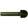 thumbnail image 1 of Magnate 803 Core Box 2 Flute Carbide Tipped Router Bit — 1/2" Cutting Diameter; 1/4" Shank Diameter; 3/8" Cutting Length; 1/4" Radius; 1-1/4" Shank Length, 1 of 1