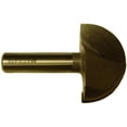 thumbnail image 1 of Magnate 808 Core Box 2 Flute Carbide Tipped Router Bit — 2" Cutting Diameter; 1/2" Shank Diameter; 1-1/4" Cutting Length; 1" Radius; 2" Shank Length, 1 of 1