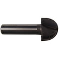 thumbnail image 1 of Magnate 812 Core Box Router Bit - 1-1/8" Cutting Diameter, 1/2" Shank Diameter, 13/16" Cutting Length, 9/16" Radius, 2" Shank Length, 1 of 1