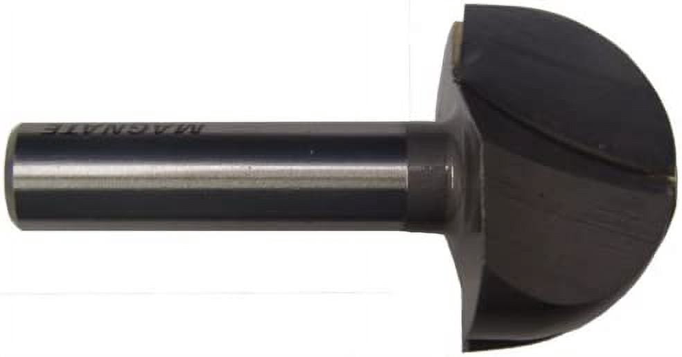 Magnate 817 Core Box Router Bit - 1-9/16" Cutting Diameter, 1/2" Shank Diameter