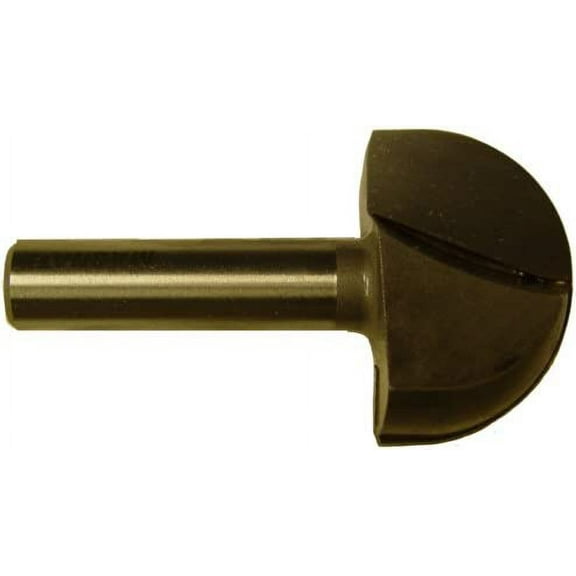 Magnate 819 Core Box 2 Flute Carbide Tipped Router Bit 1-3/4" Cutting Diameter; 1/2" Shank Diameter; 1-1/8" Cutting Length; 7/8" Radius; 2" Shank Length