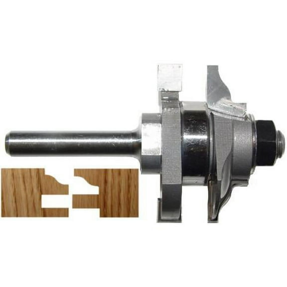 Magnate 9001 Reversible Stile & Rail Router Bit - Ogee Profile, 7/8" Cutting Height, BR-06 Bearing