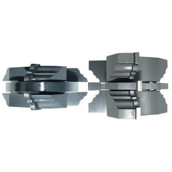 Magnate M021 Cabinet Stile & Rail Set Shaper Cutter - 1-5/8" Cutting Height, 3/4" Bore, 2-5/8" Overall Diameter