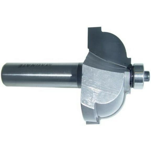 Magnate S4705 Classic Cove Router Bit - 1/2" Radius, 1/2" Shank Diameter, 7/8" Cutting Length, 1-3/4" Overall Diameter, 1-1/2" Shank Length