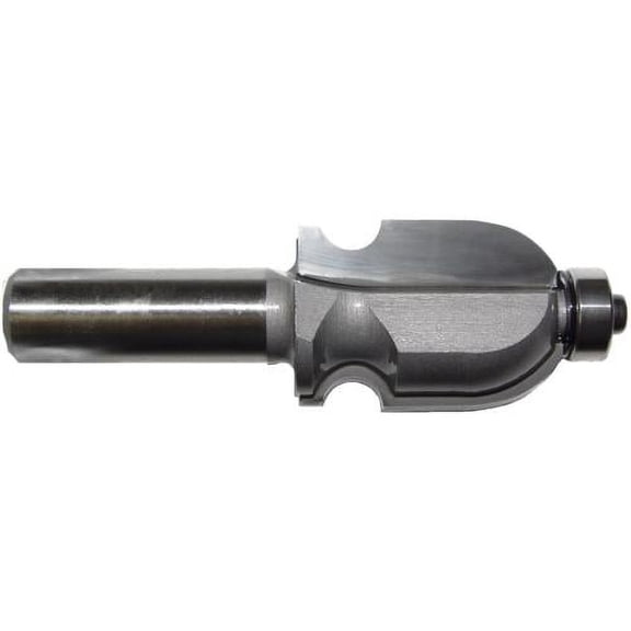 Magnate S5501 Face Molding Router Bit - 1-1/2" Cutting Length, 5/16" Bead Diameter, 7/8" Overall Diameter, 1-1/2" Shank Length, BR-03 Bearing