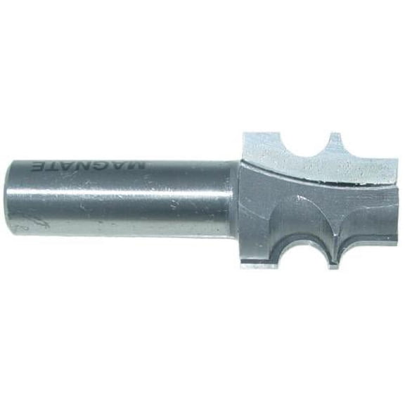 Magnate S5901 Multi-Bead Forming Carbide Tipped Router Bit - 5/32" Radius, 1/2" Shank Diameter, 1" Cutting Length, 7/8" Overall Diameter, 1-1/2" Shank Length