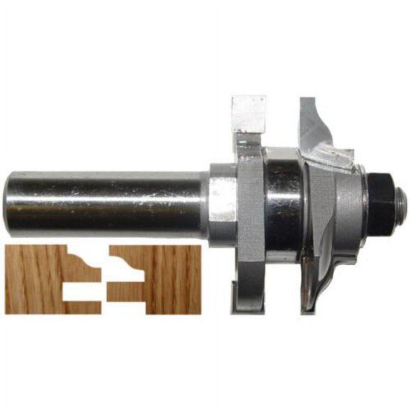 Magnate S9001 Reversible Stile & Rail Router Bit - Ogee Profile, 7/8" Cutting Height, BR-06 Bearing