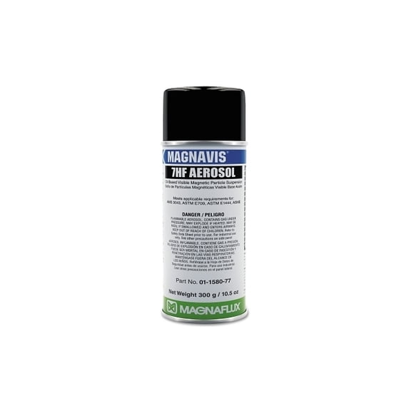 Magnavis 7HF BK Visible Magnetic Particle Wet Method Prepared Bath, 16 oz Aerosol