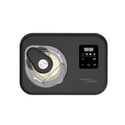 Magnavox 1.3 qt. Electric Ice Cream Maker with Built-in Compressor and Touchscreen Controls, Black