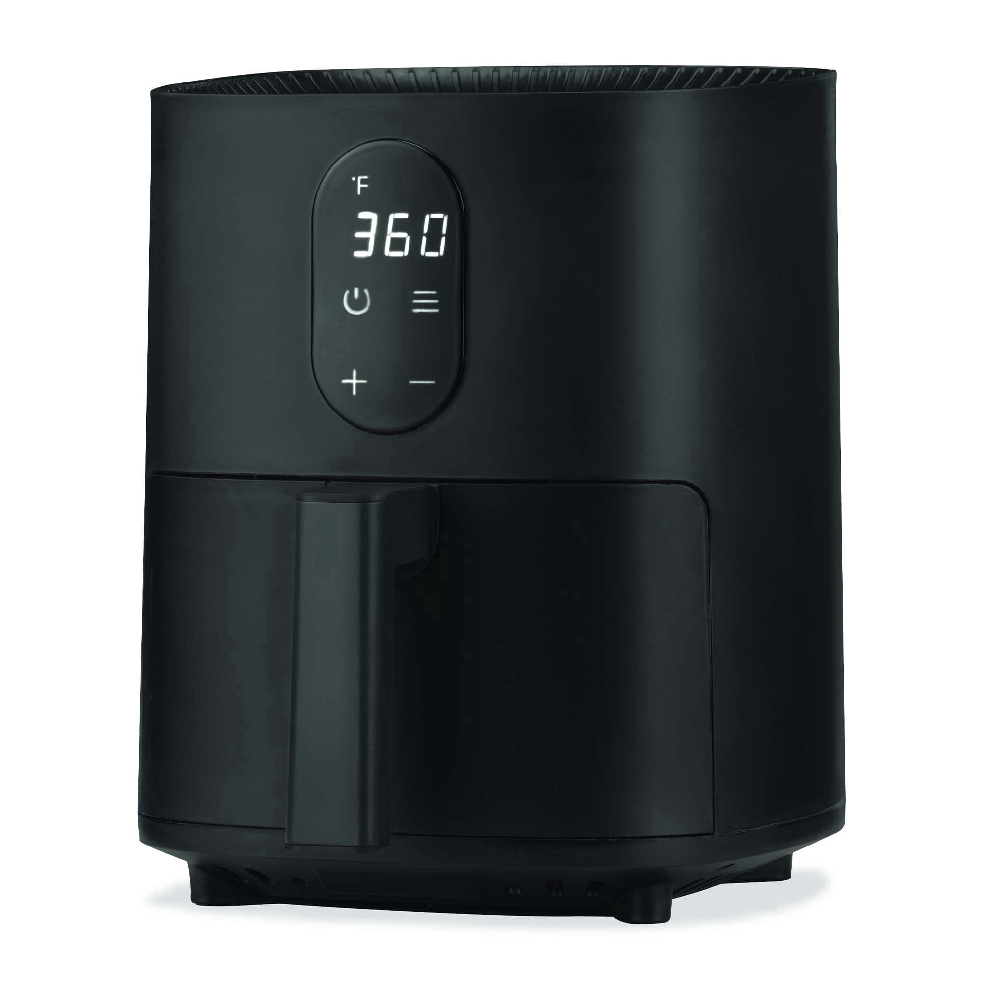 Magnavox 2.64Qt/2.5L 1,000-Watt Air Fryer with Touchscreen Controls, Rapid Air Technology, Non-Stick Coating, 8 Functions, Black
