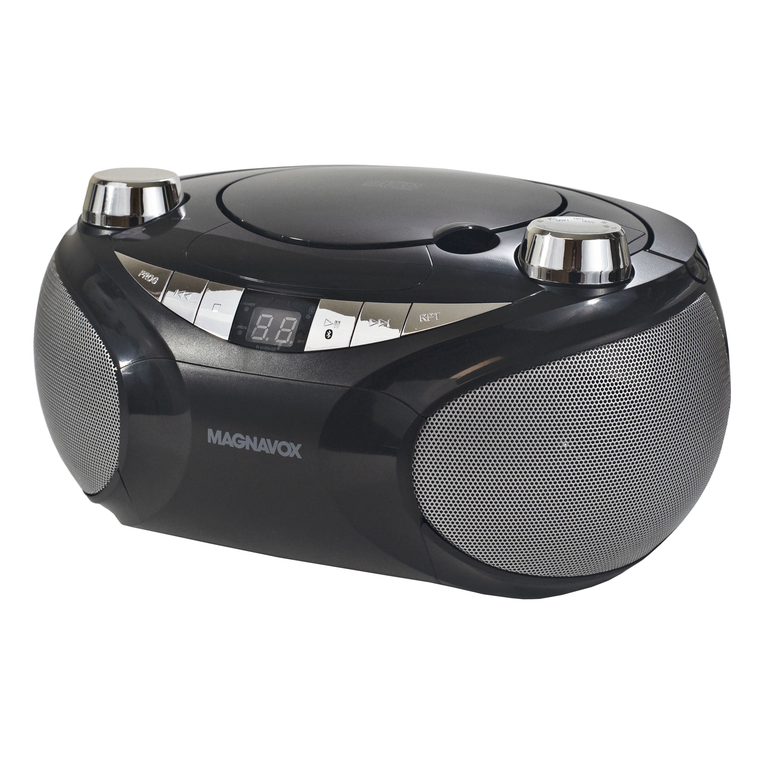 Magnavox Bluetooth CD Boombox, Portable Stereo CD Player with AM/FM ...