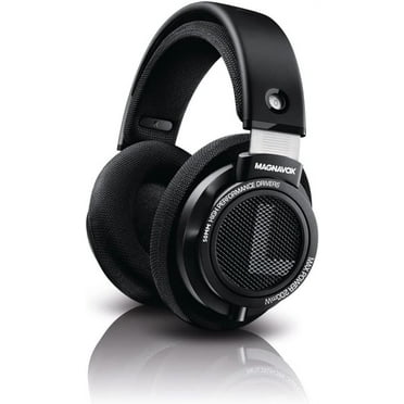 Magnavox HiFi Stereo Over-Ear Wired Headphones SHP9500M (Black) 1.5m Cable