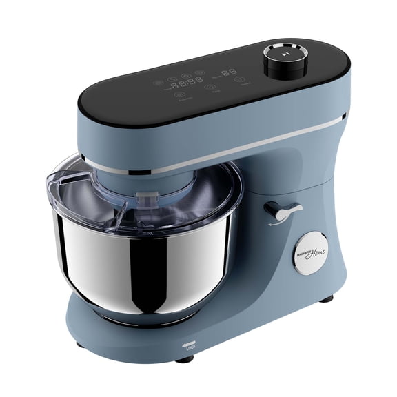 Magnavox Home, 6L Digital Touchscreen Stand Mixer, 11 Speeds, Hazeblue