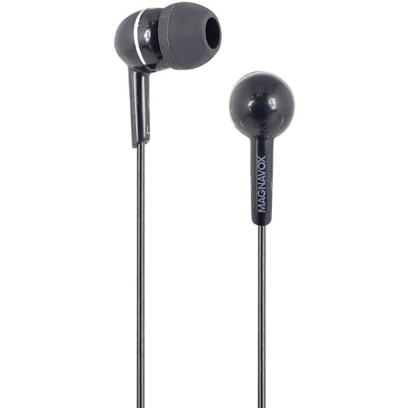 Magnavox In-Ear Headphones, Black, MHP4850BK