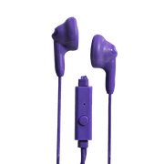 Magnavox MHP4820M-PL Gummy Earbuds with Microphone in Purple