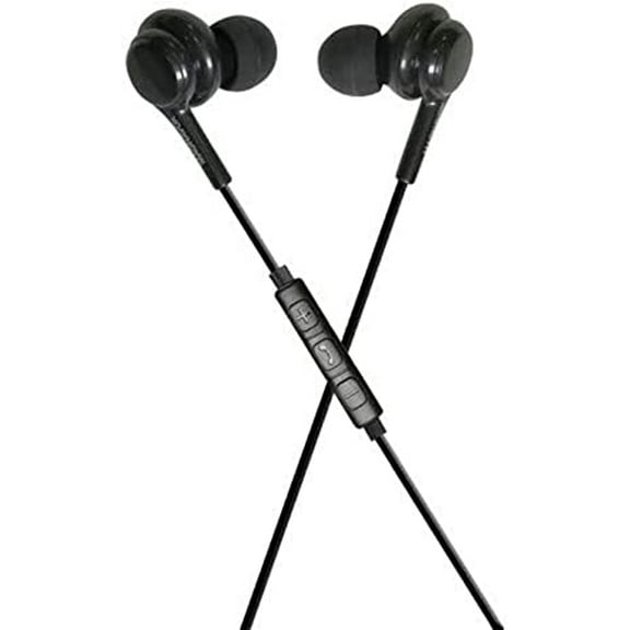Magnavox MHP4857-BK In-Ear Silicon Earbuds with Extreme Bass - Black