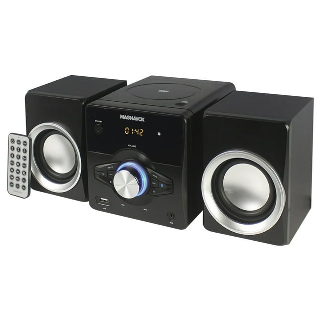 Magnavox MM442 3-Piece Top Loading CD Shelf System with Digital PLL FM Stereo Radio