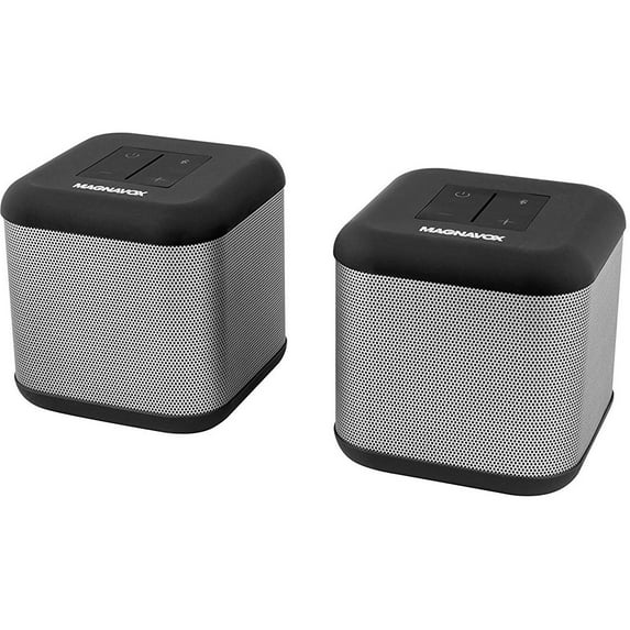 Magnavox Pair of Bluetooth Speakers w/360 DSP & Independent & True Stereo Capabilities