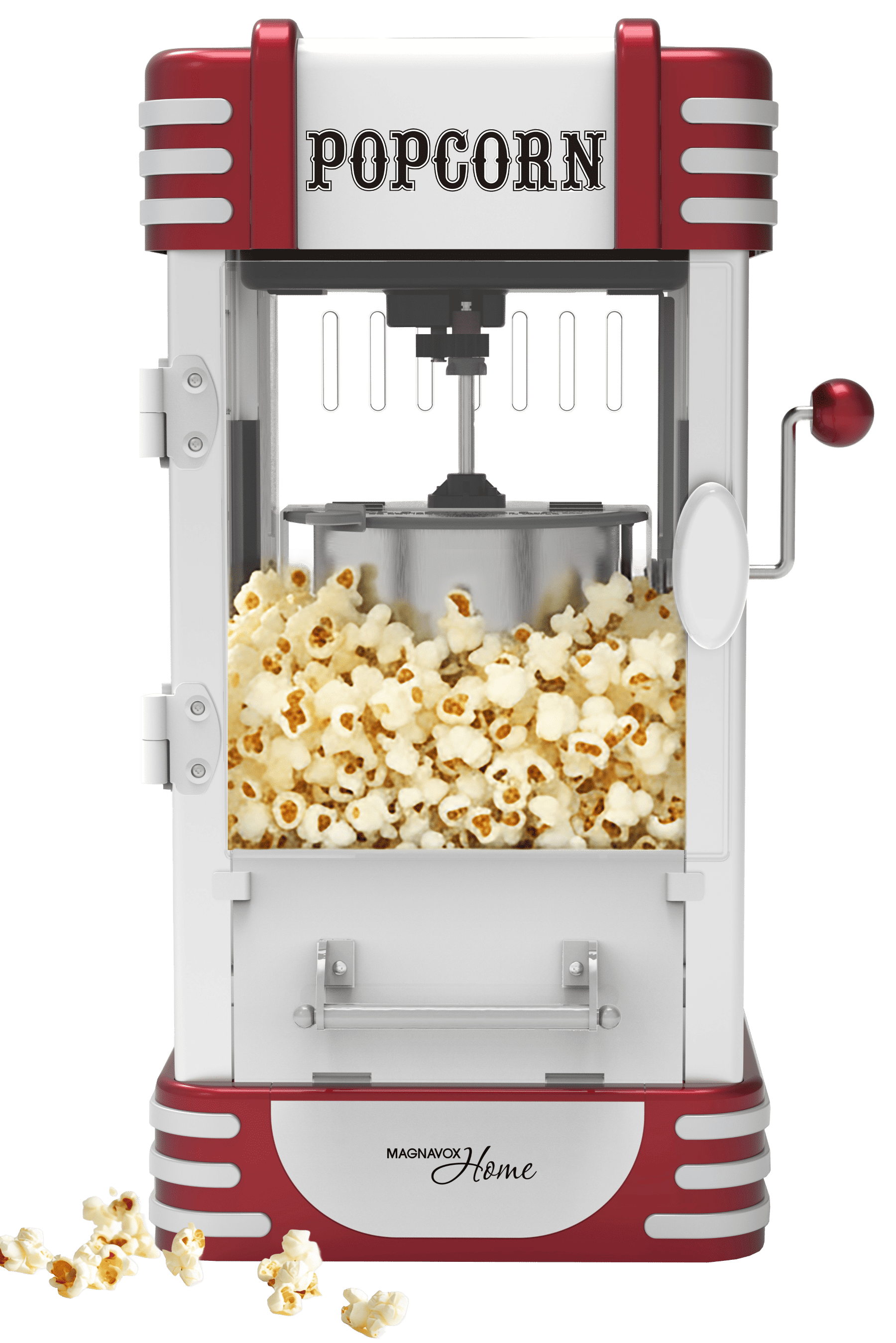 Popcorn Machine R Magnavox Retro-Style 2.5oz Popcorn Maker, Classic Oil-Free 310-Watt Hot ...