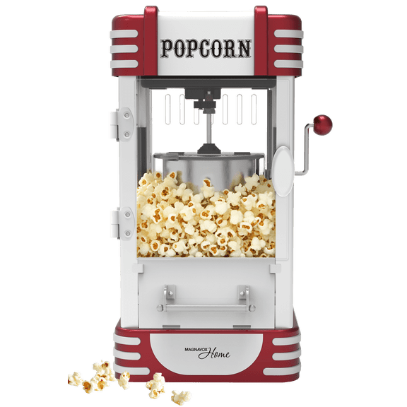 Magnavox Retro-Style 2.5oz Popcorn Maker, Classic Oil-Free 310-Watt Hot Air Popcorn Popper