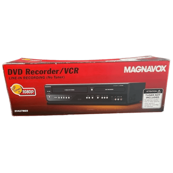Magnavox ZV427MG9 DVD/VCR Combo Recorder w/ Line-In Recording No Tuner (New)