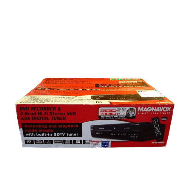 Magnavox ZV450MW8 DVD Recorder and VCR Combo with Digital Tuner (New