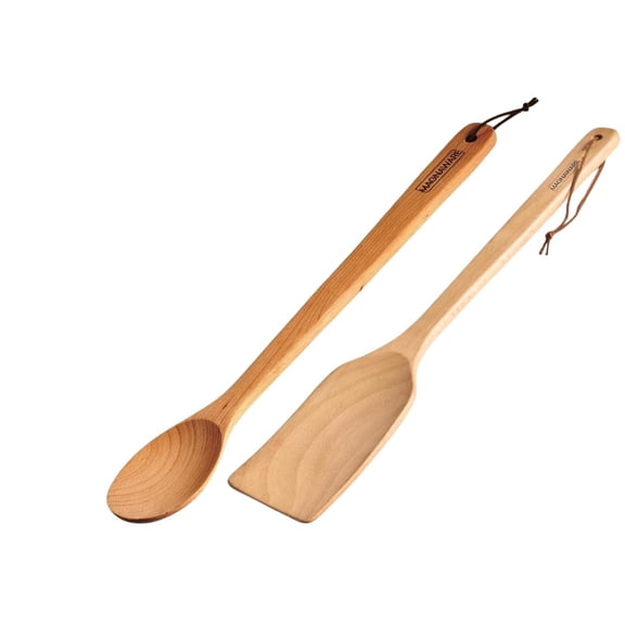 MAGNAWARE Wood Cooking Spoon and Spatula Set, 2 pcs