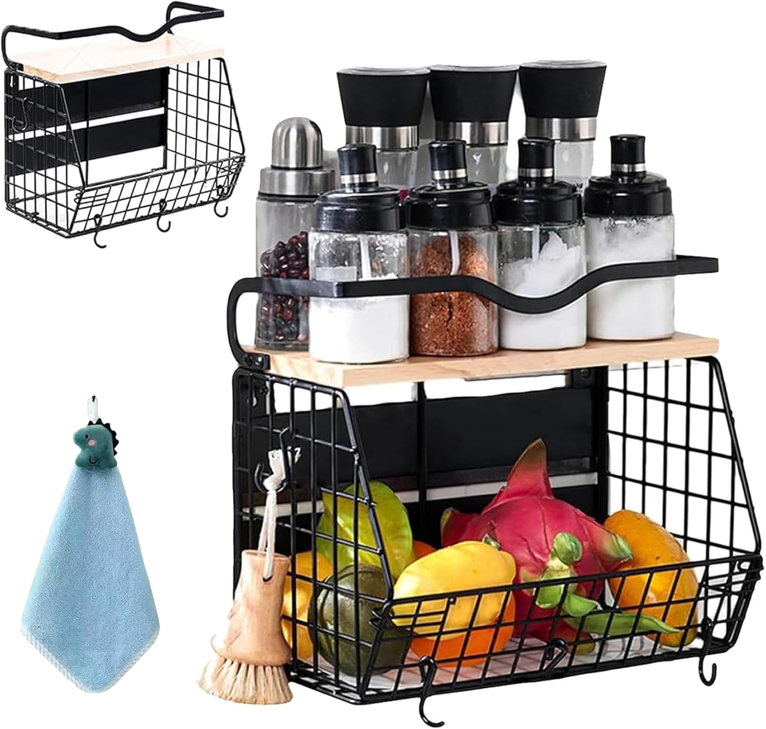 Magnawood Fridge Shelf, Magna Wood Fridge Shelf, Magnetic Shelf for ...