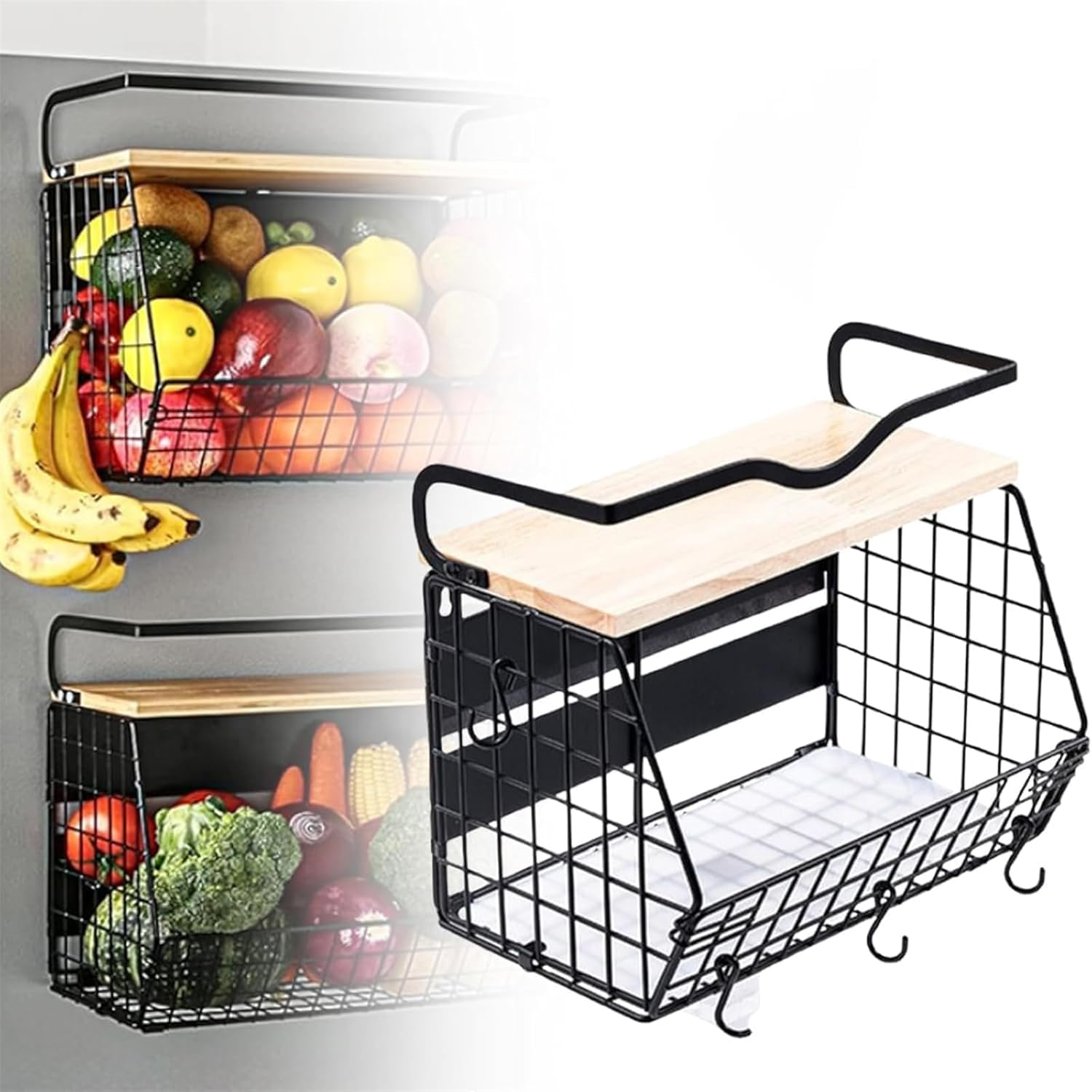 Magnawood Fridge Shelf,Magnawood Shelf Storage Shelf,Magnetic Kitchen ...