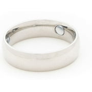 MagneHealth Stainless Steel Band Ring, Size 14