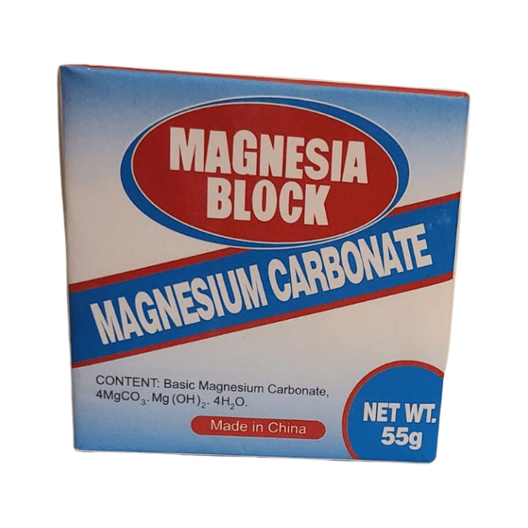 Magnesia Block Magnesium Carbonate Net Wt 55g