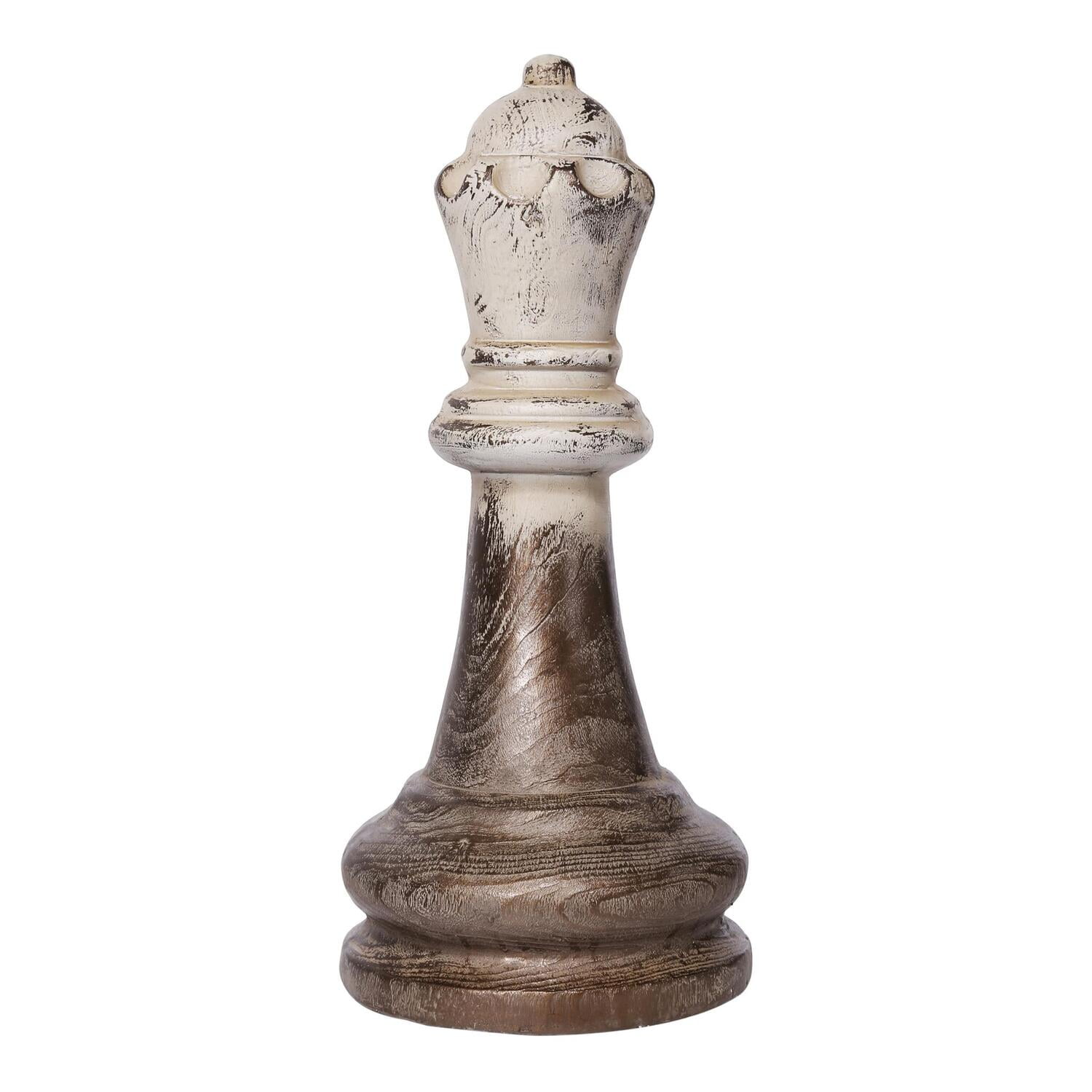 White Magnesia 20.5" Vintage Finial