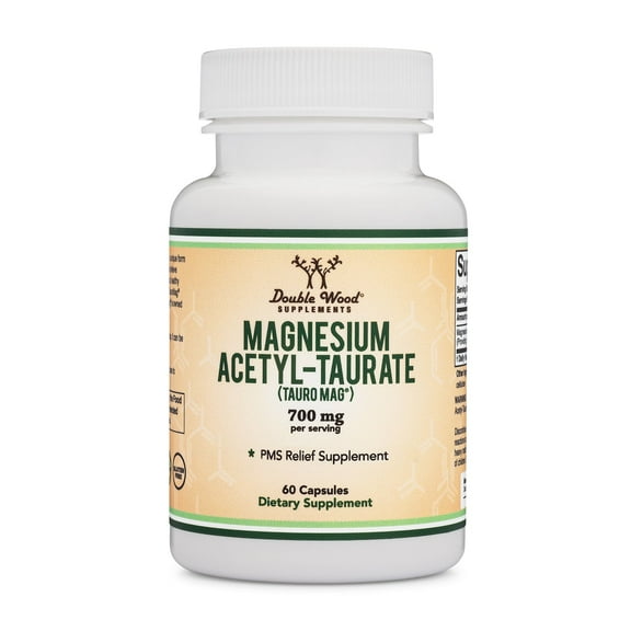 Magnesium Acetyl-Taurate - 60 x 350 mg capsules - PMS Support